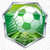 绿茵直播网站标志 - 一个绿色的足球图标